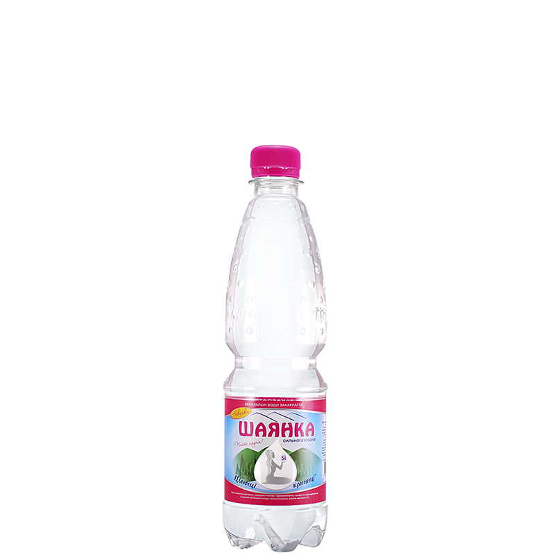 Вода мінеральна ШАЯНКА, сильногазована, 0,5л